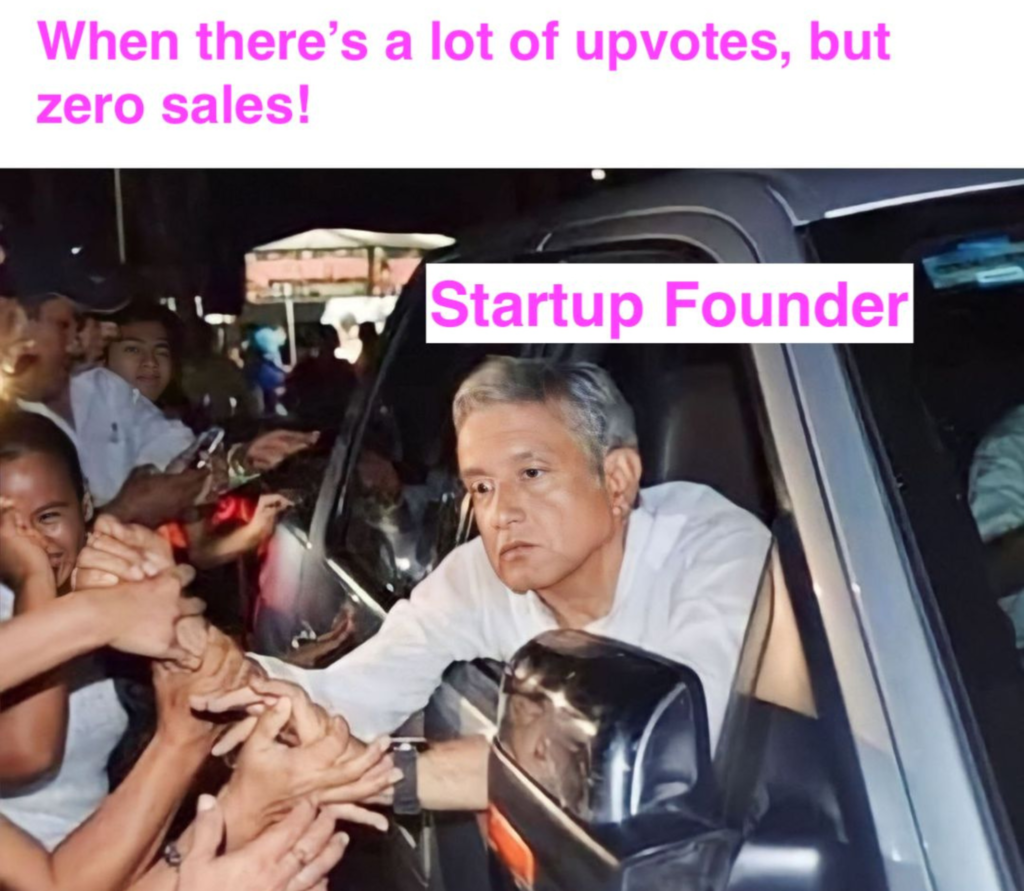 Startup Mems Upvotes